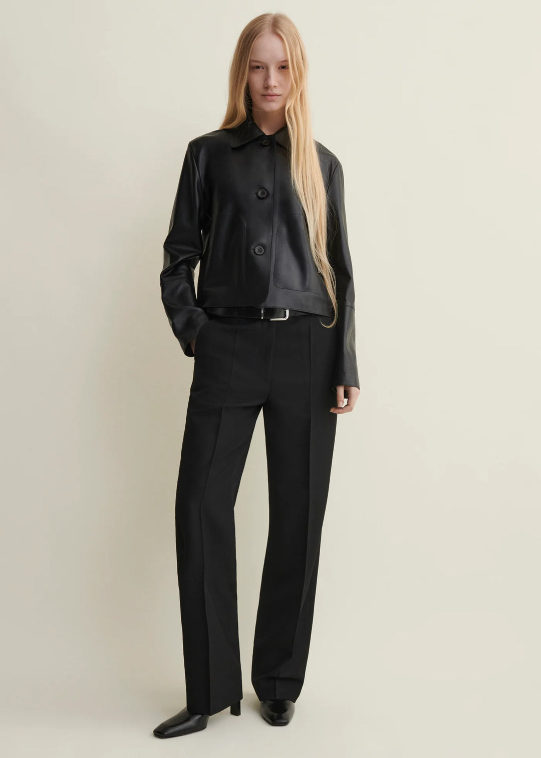 Arma - Emy Black Classic Leather Jacket