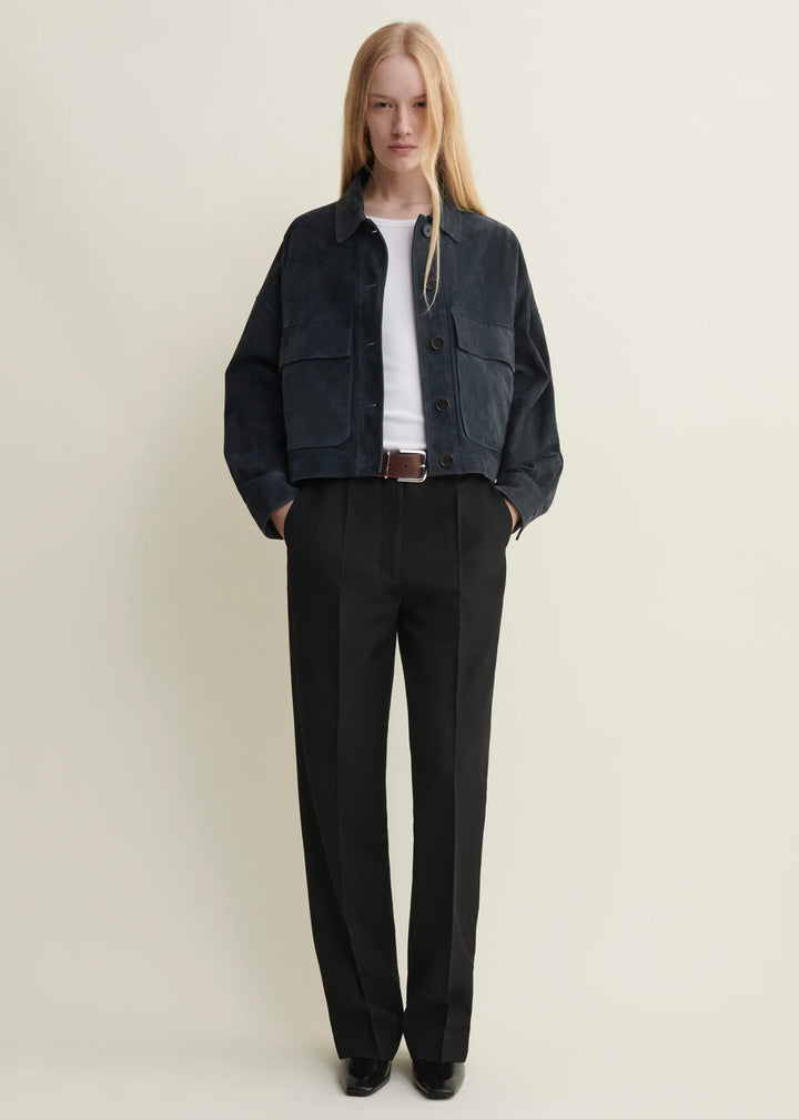 Arma - Miri Suede Jacket Dark Navy