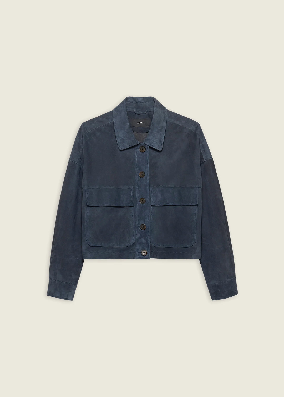 Arma - Miri Suede Jacket Dark Navy
