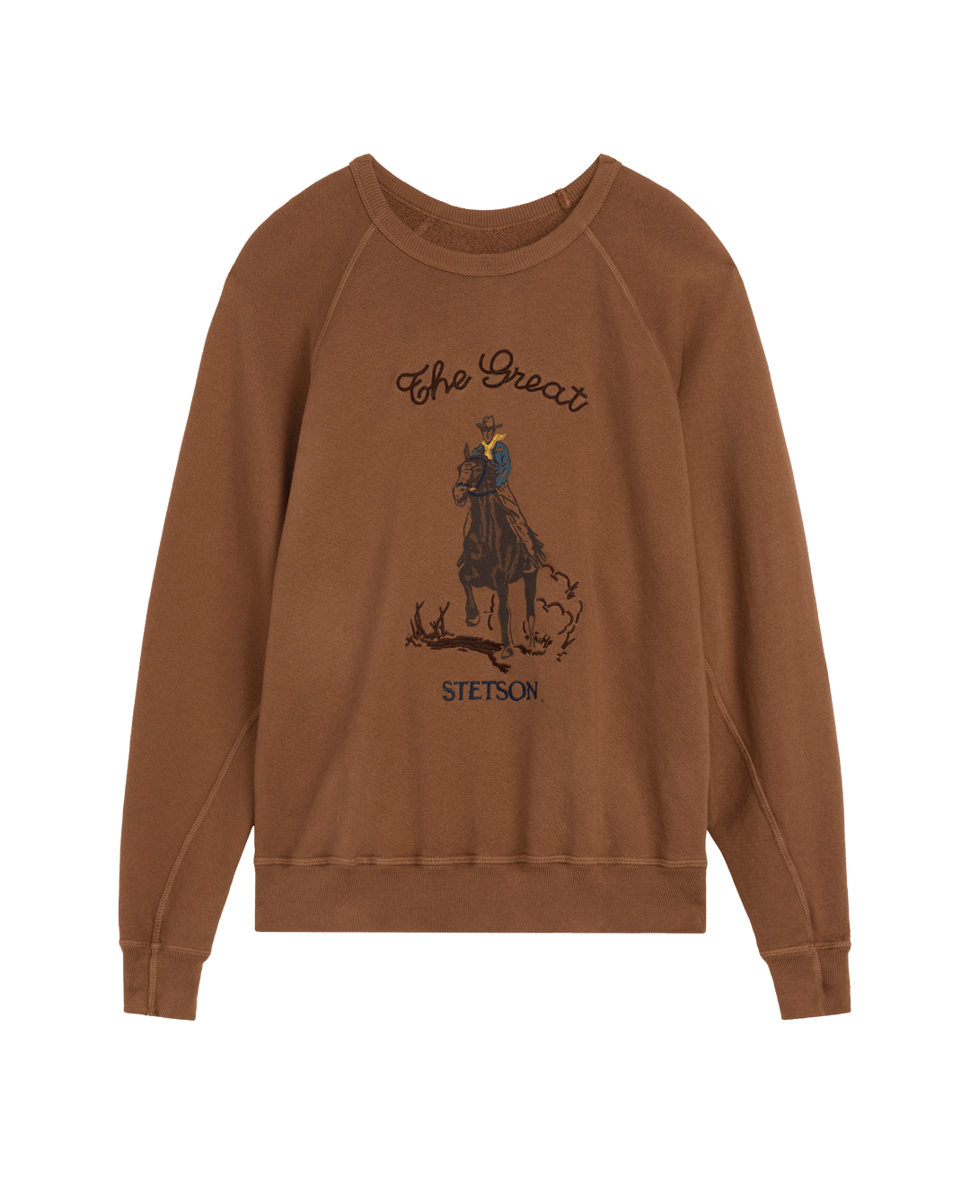 The Great - Stetson College Sweatshirt in Tobacco
