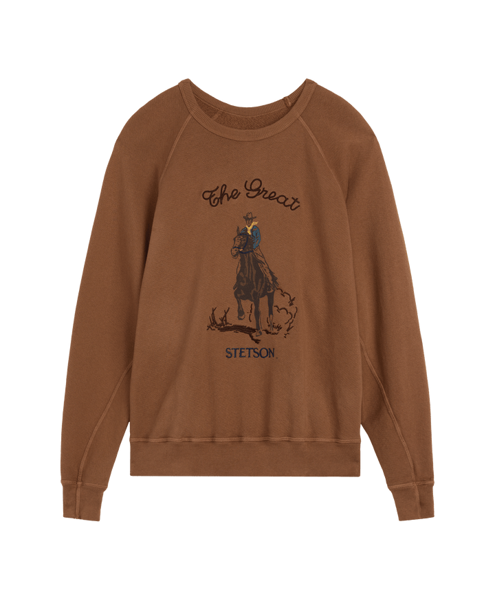 The Great - Stetson College Sweatshirt in Tobacco
