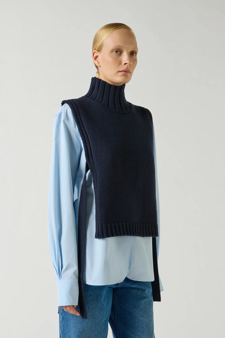 Soeur - OR Wool Pullover in Navy