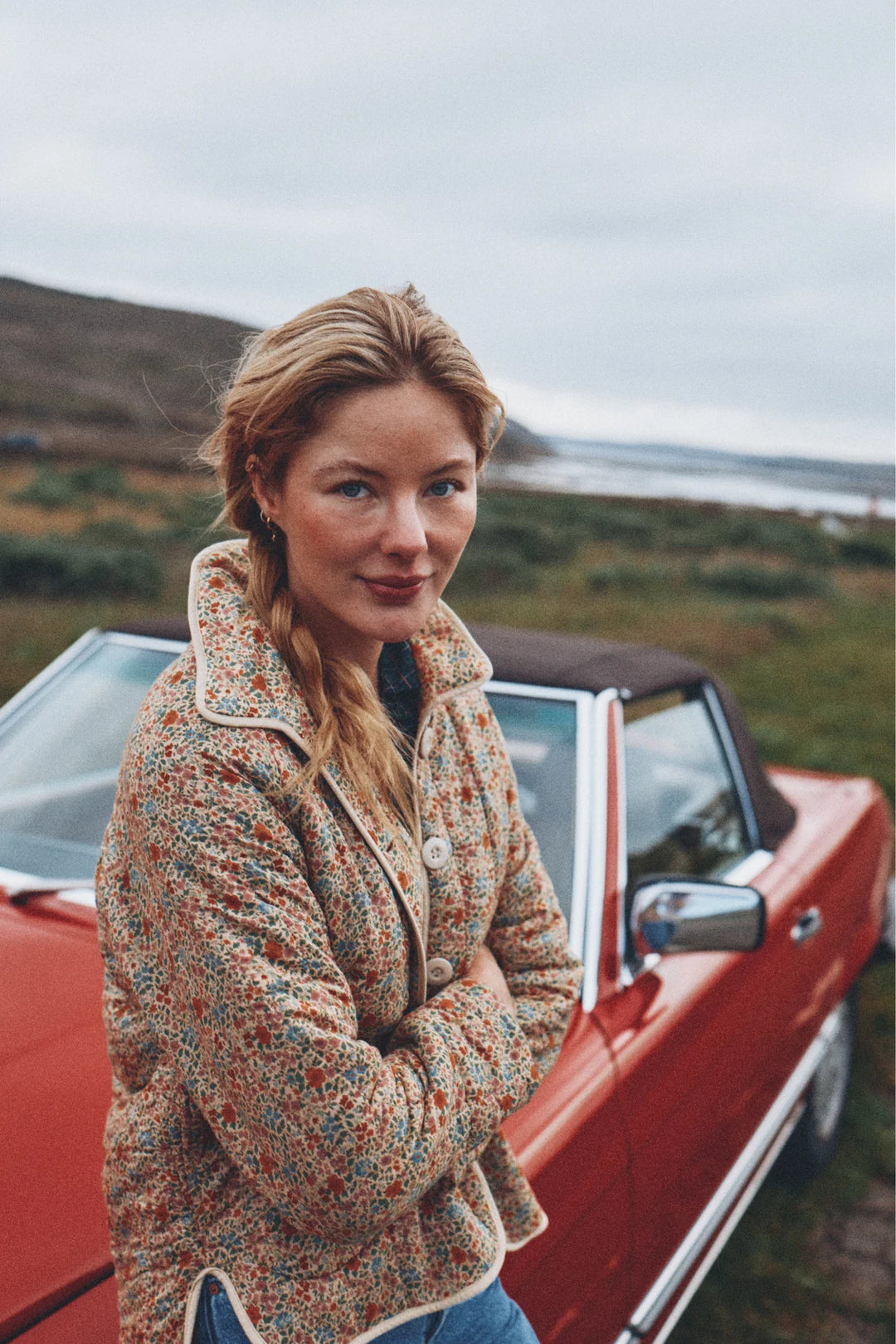 Trovata - Ginny Quilted Jacket in Gardenette