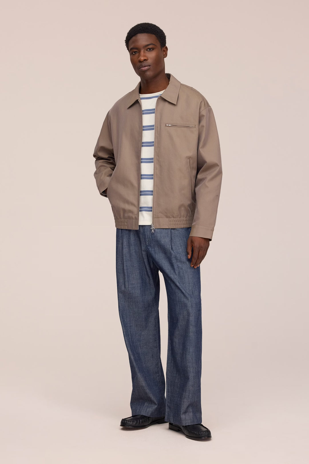 NN. 07 - Gideon Lightweight Jacket in Clay Mirage