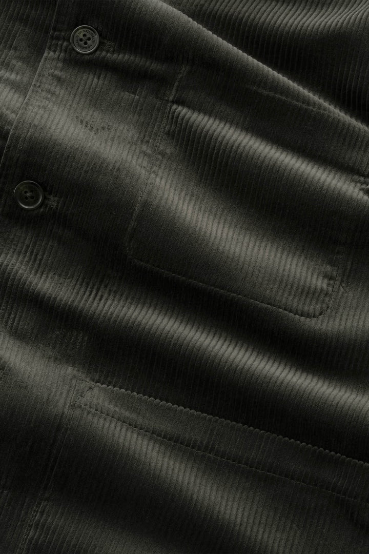 NN. 07 - Morgan Casual Corduroy Overshirt Army Green