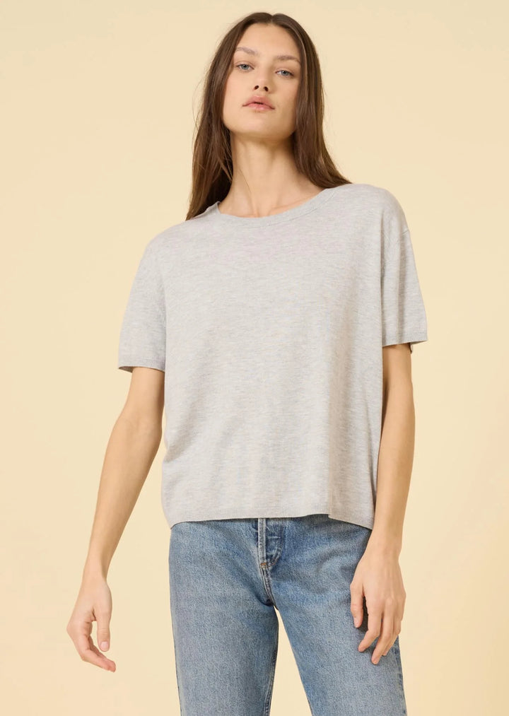 One Grey Day - Heather Grey Bianca Tee