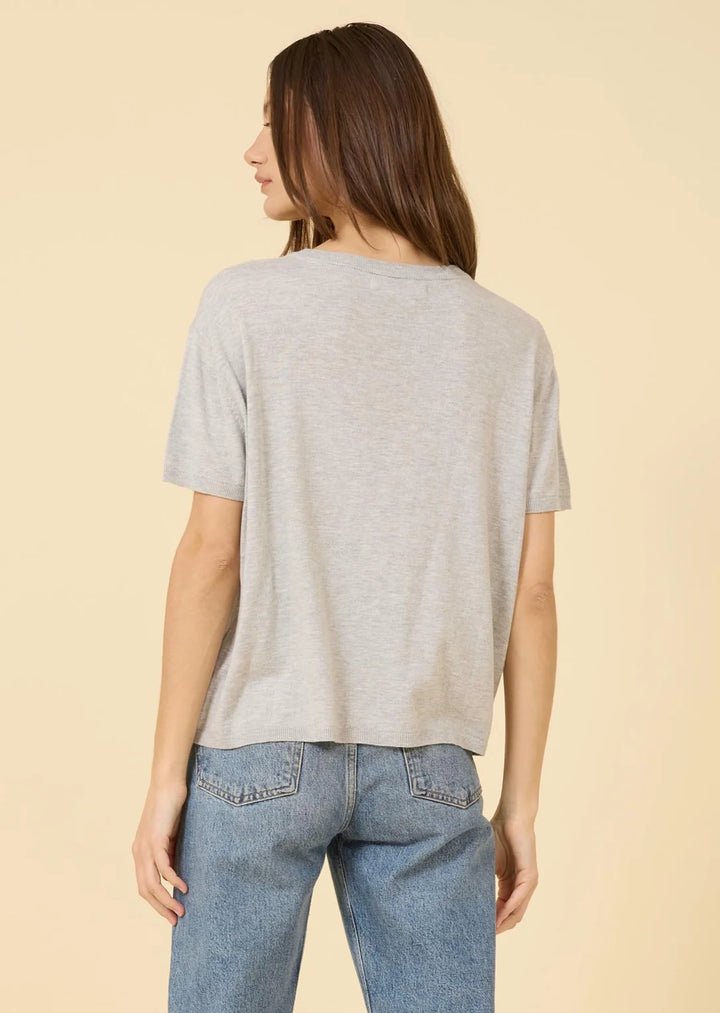 One Grey Day - Heather Grey Bianca Tee