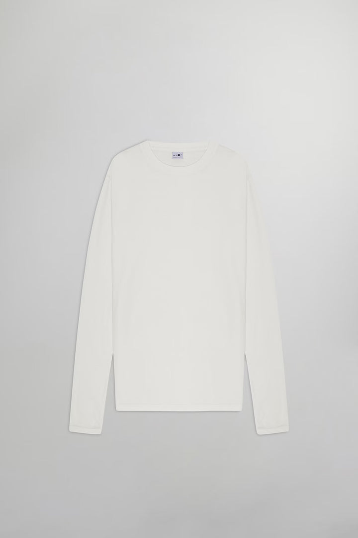 NN. 07 - Clive Waffle Knit Tee in Egg White