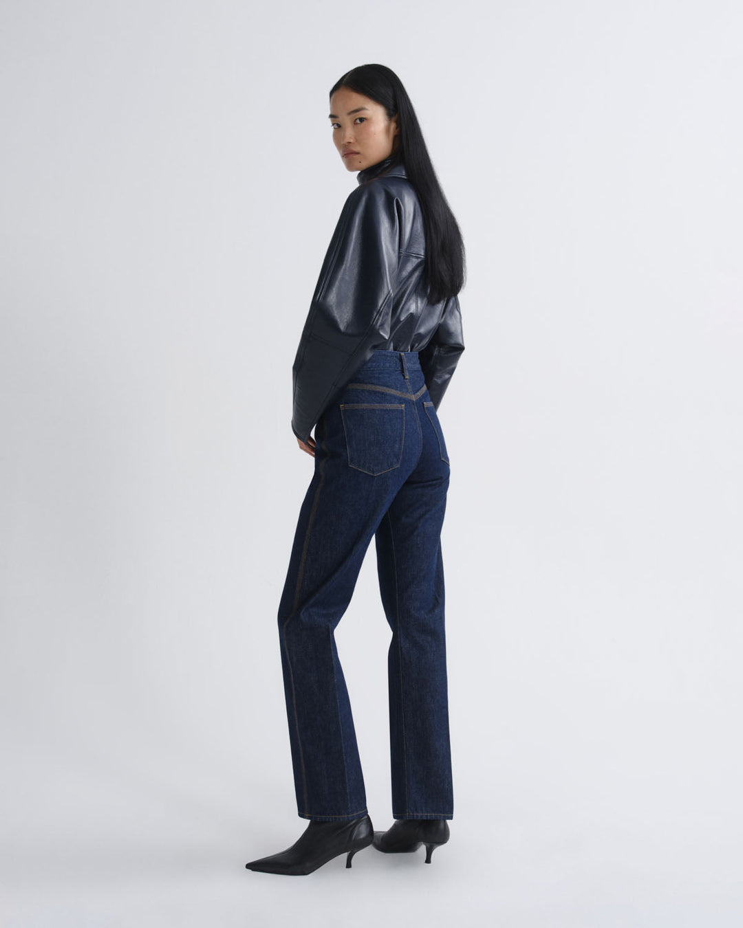 Agolde Morgan Jean in Rinse styled