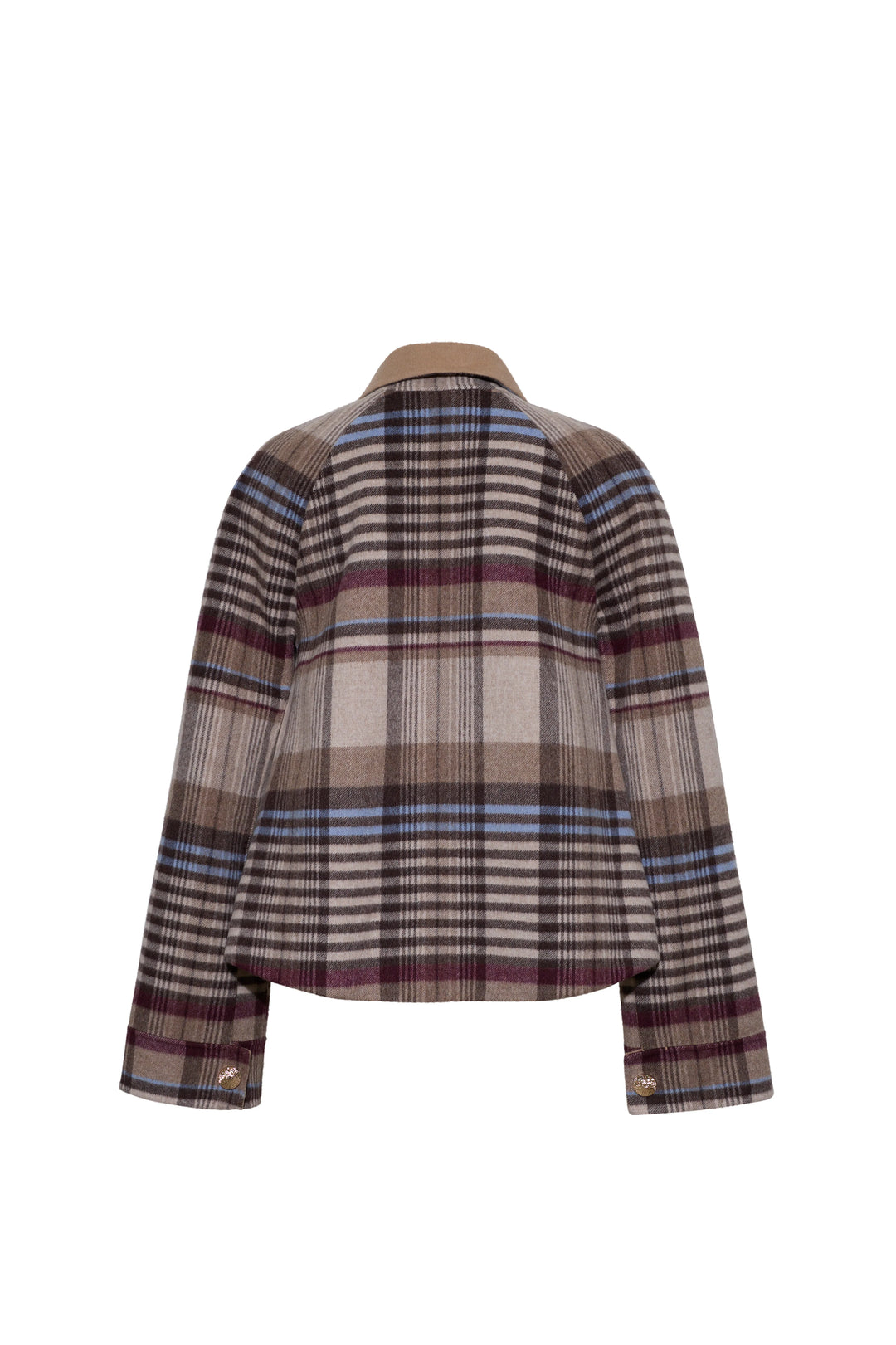 Cara Cara - Andrew Jacket Pima Plaid Tan