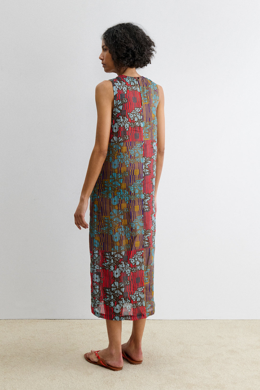 Rachel Comey - Baldan Dress in Red Hibiscus Print