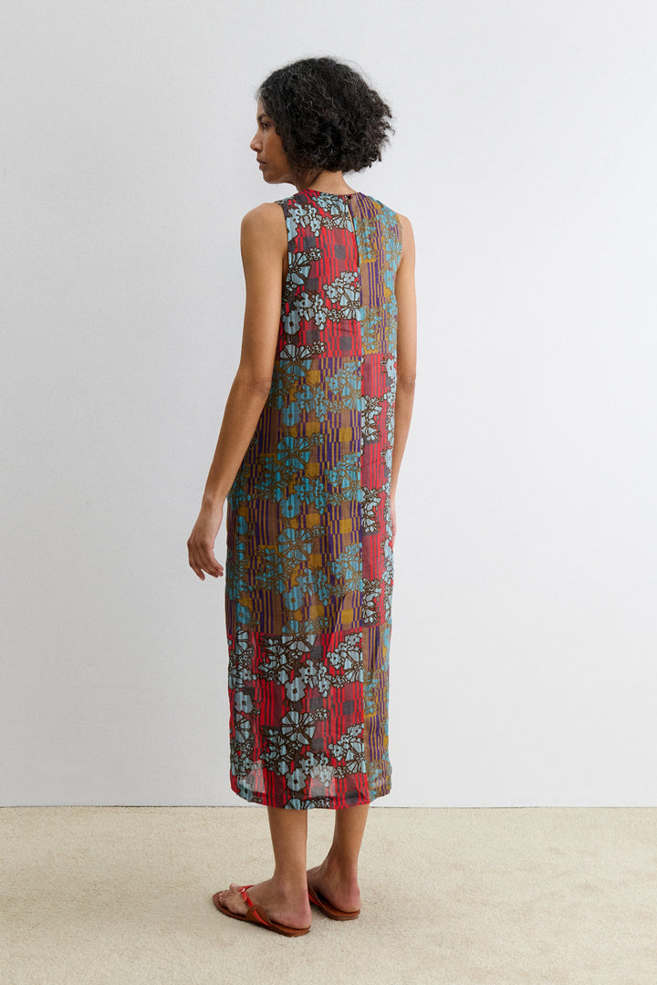 Rachel Comey - Baldan Dress in Red Hibiscus Print