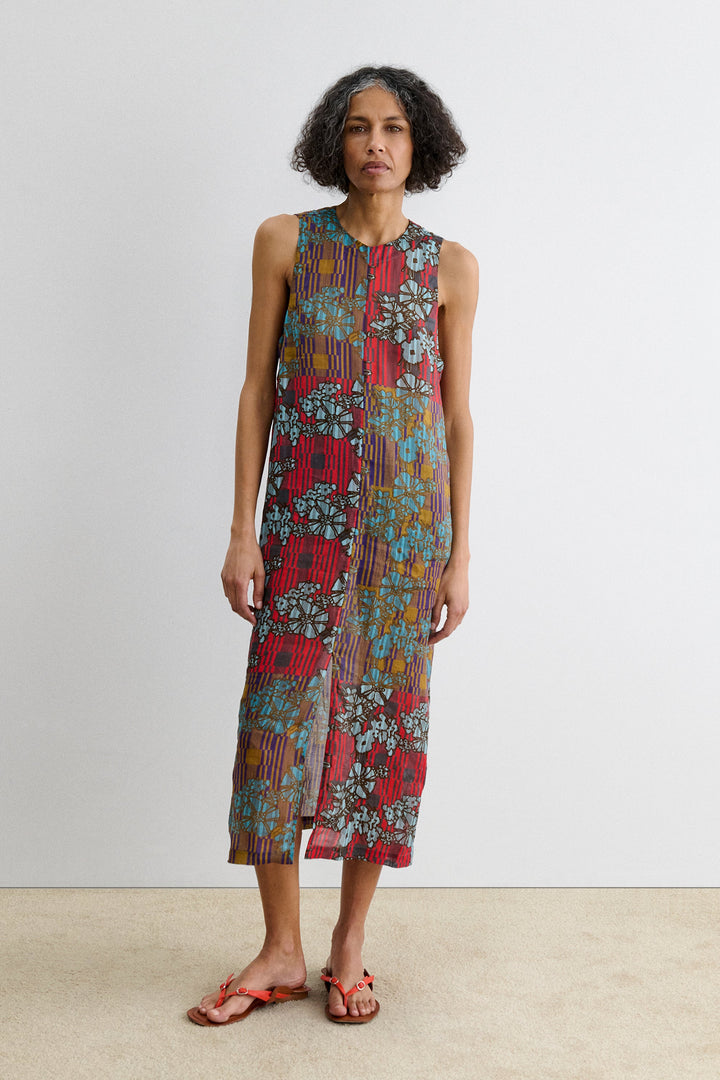 Rachel Comey - Baldan Dress in Red Hibiscus Print