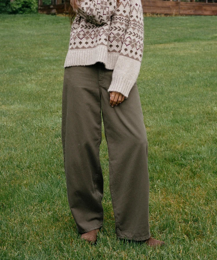 Jenni Kayne - Beachwood Baggy Pant in Moss