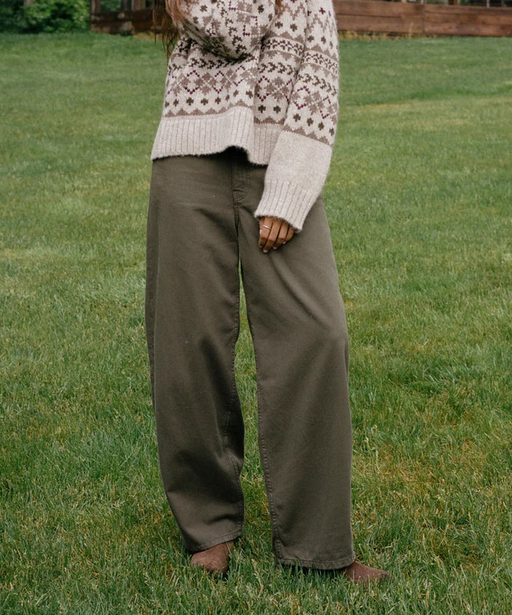 Jenni Kayne - Beachwood Baggy Pant in Moss