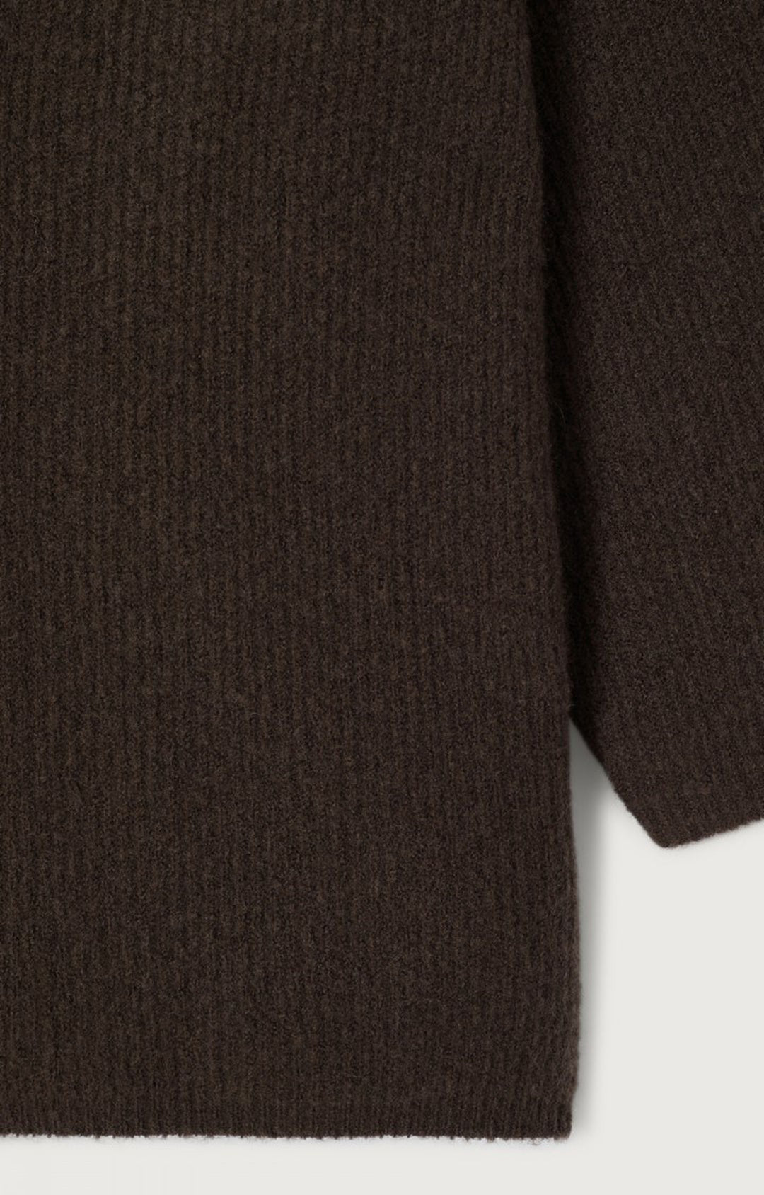 American Vintage - Damsville V-Neck Cardigan - Melange Brown
