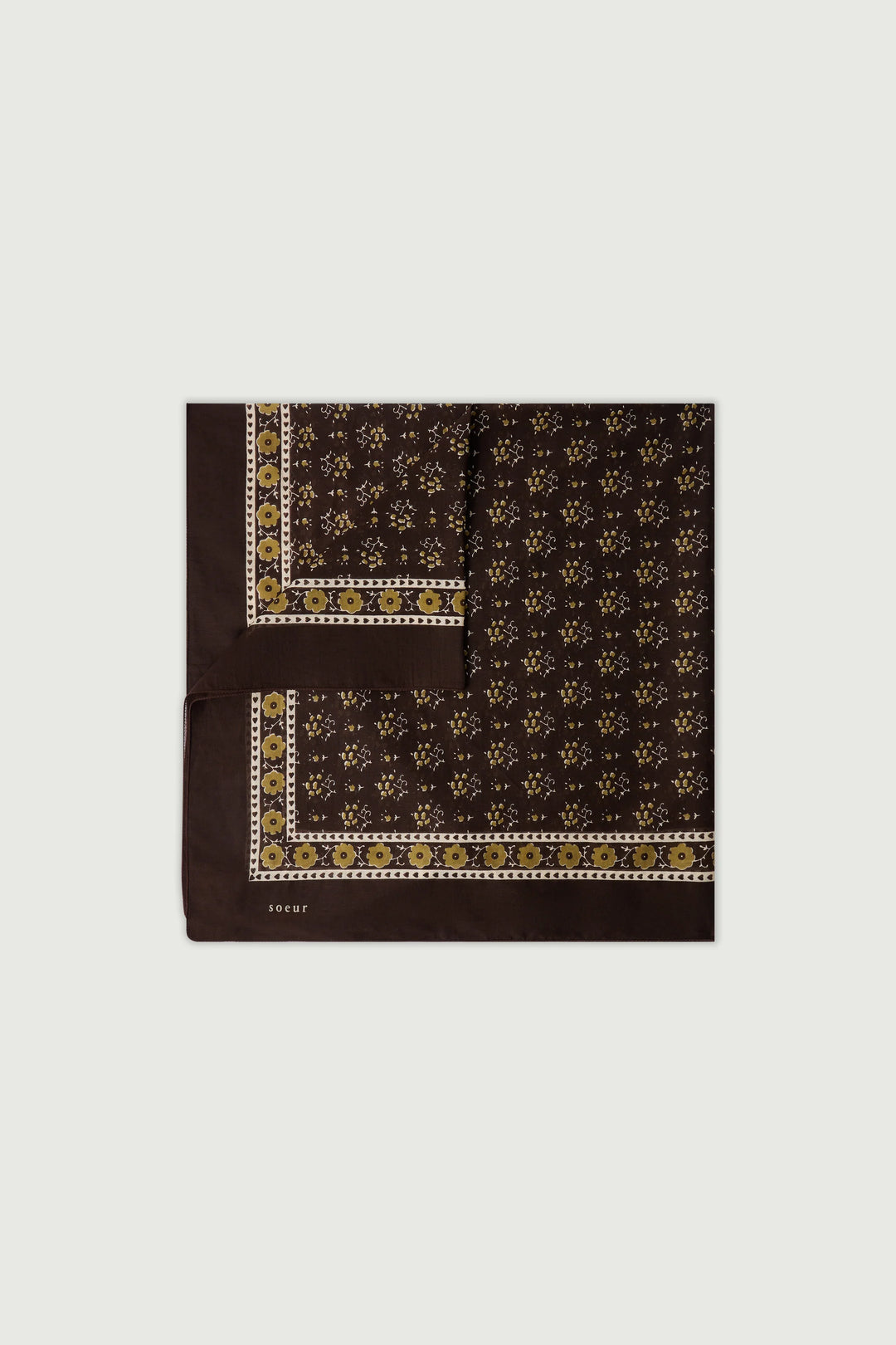 Soeur - Foulard Classique Scarf in Marron