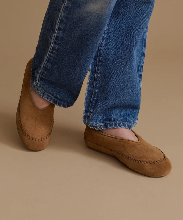 Jenni Kayne - Ember Shearling Flat Wheat
