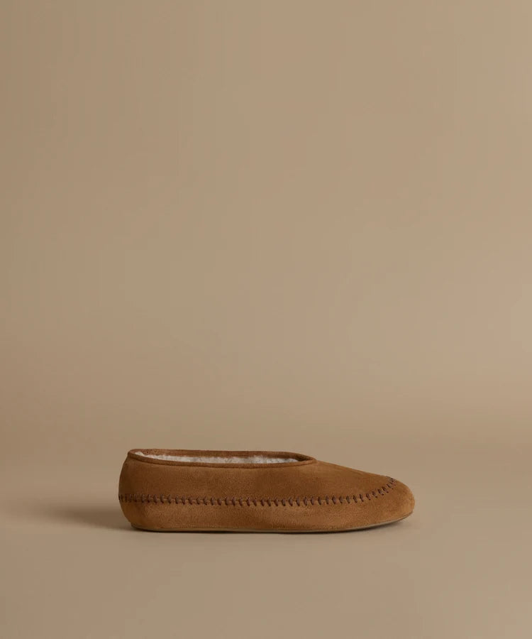 Jenni Kayne - Ember Shearling Flat Wheat