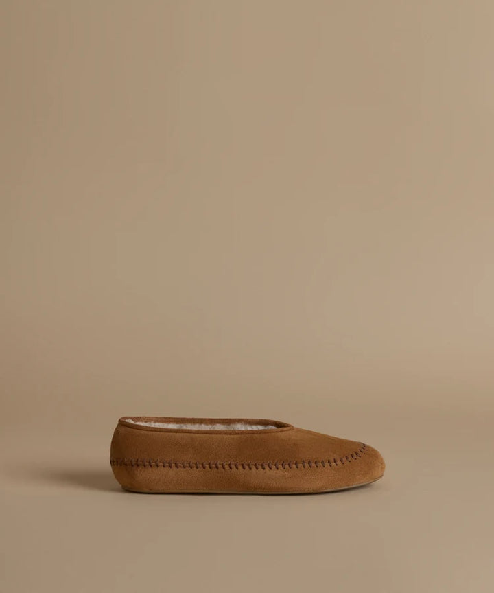 Jenni Kayne - Ember Shearling Flat Wheat