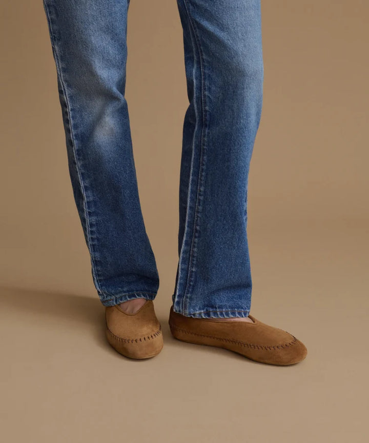 Jenni Kayne - Ember Shearling Flat Wheat