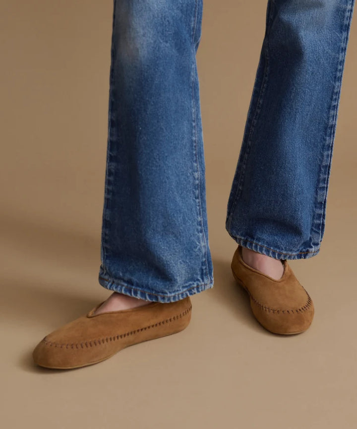 Jenni Kayne - Ember Shearling Flat Wheat
