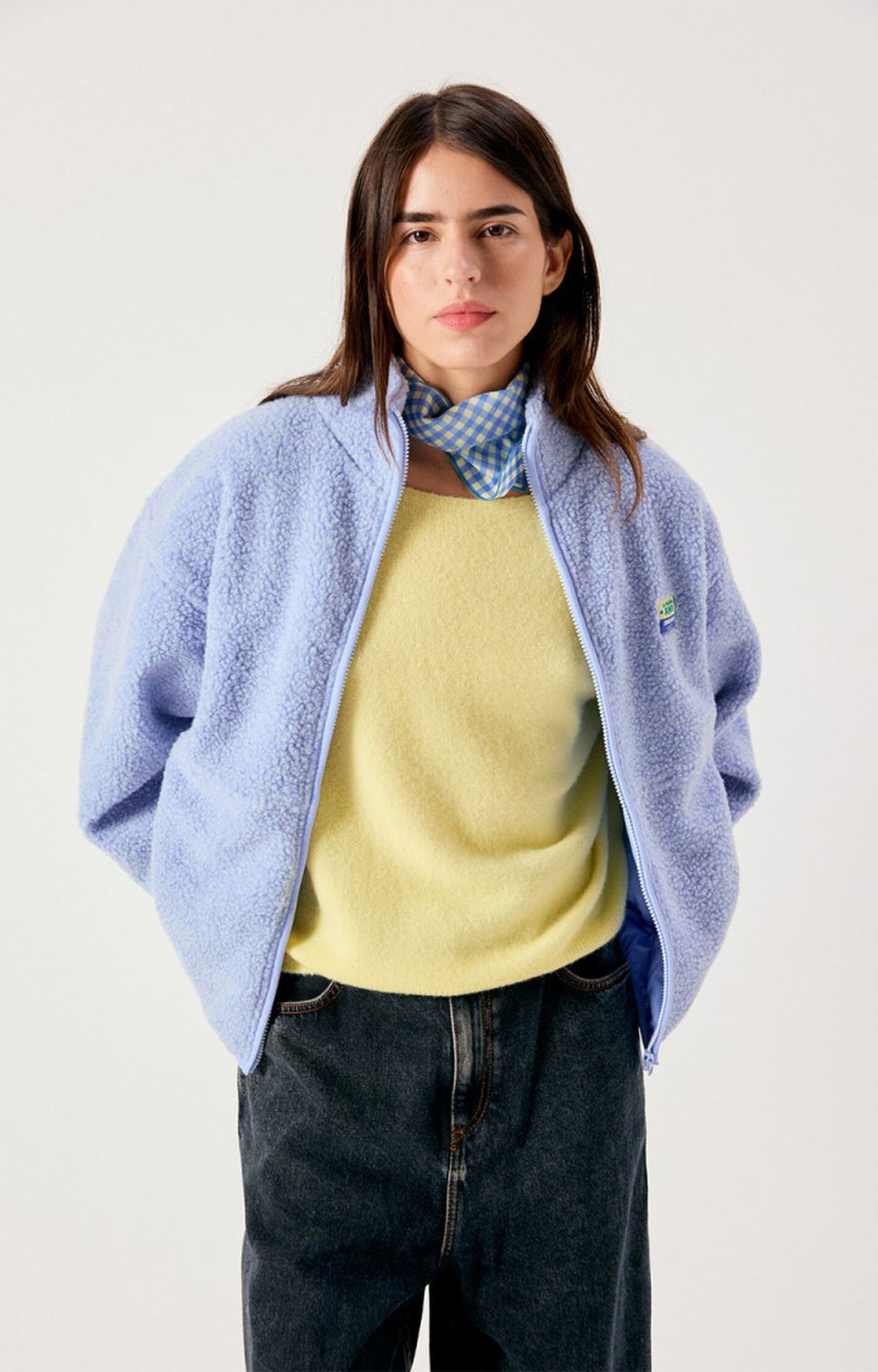 American Vintage - Hoktown Fleece Jacket Melange Frost