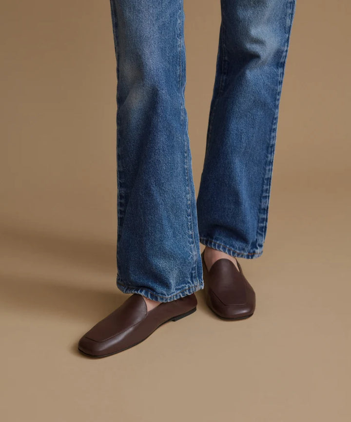 Jenni Kayne - Leather Vale Loafer Chocolate