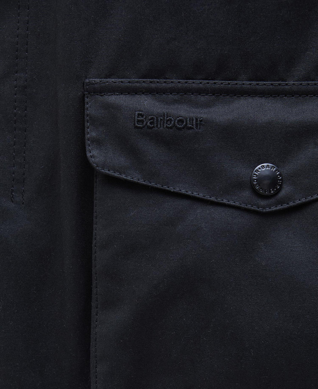 Barbour - Ogston Black Waxed Jacket