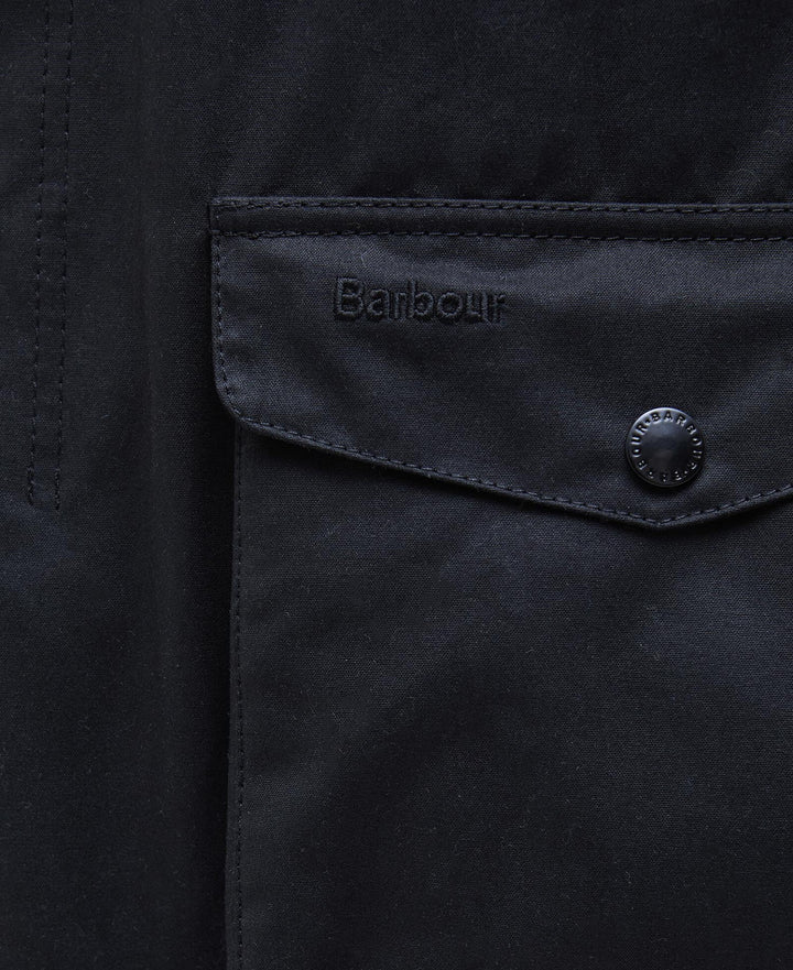 Barbour - Ogston Black Waxed Jacket