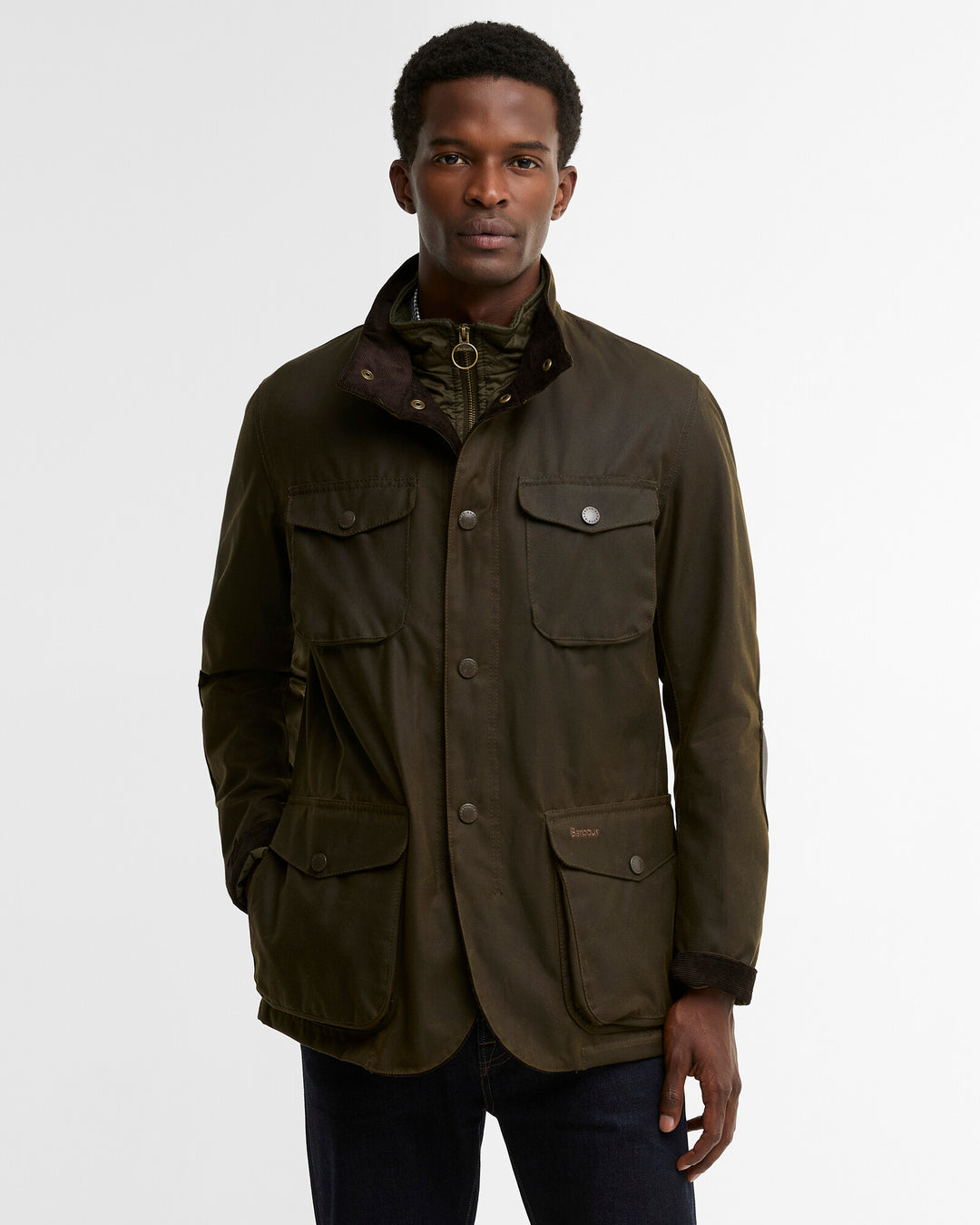 Barbour - Ogston Olive Waxed Jacket