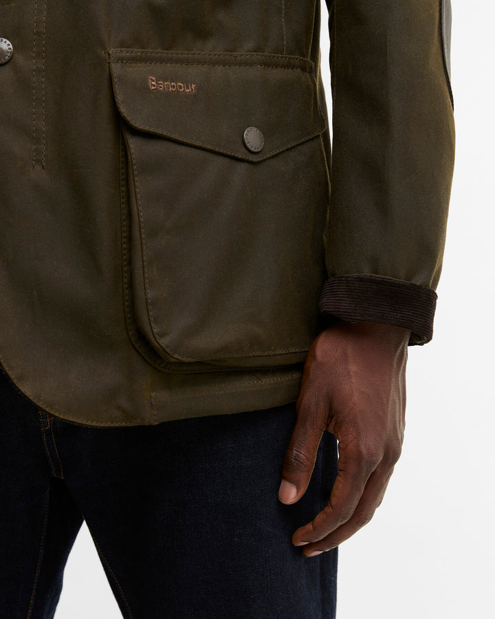 Barbour - Ogston Olive Waxed Jacket