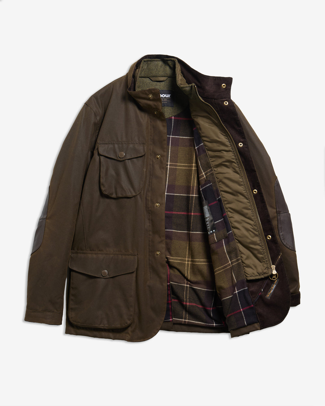 Barbour - Ogston Olive Waxed Jacket