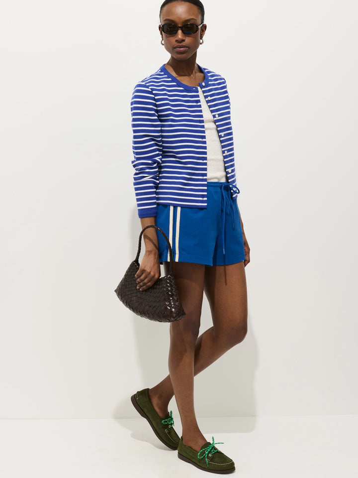 Alex Mill - Coco Sport Striped Cardigan Blue/Ivory