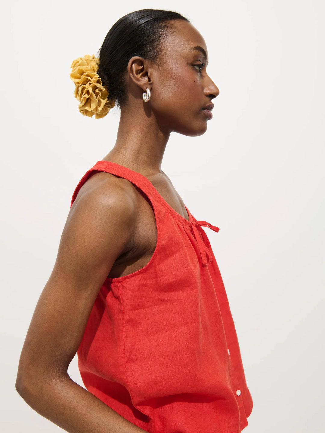 Alex Mill - Sydney Linen Top in Chili
