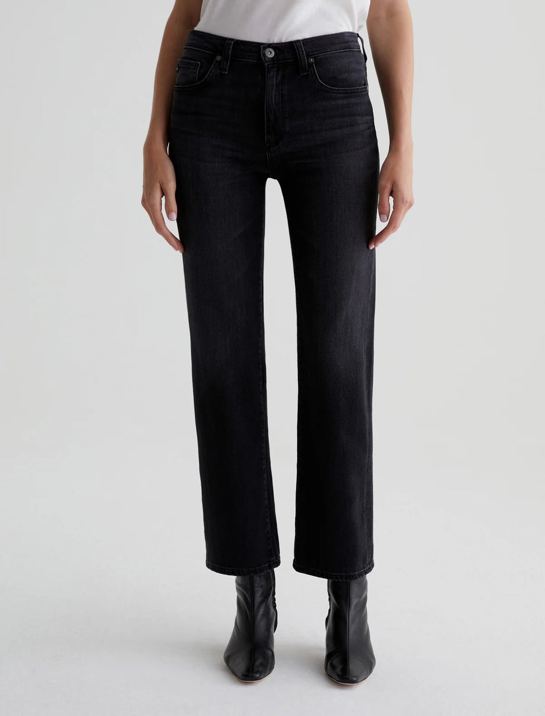 AG Denim - Glasgow Brinley Mid - Rise Straight Jean - Kalifornia Jean Bar