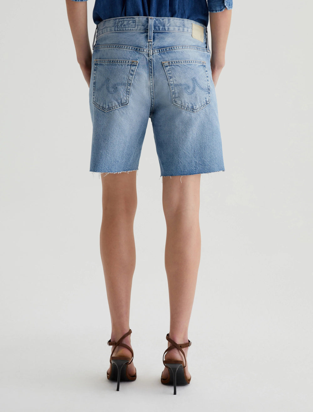 AG - Women's Ex - Boyfriend Denim Short in Intuition - Kalifornia Jean Bar