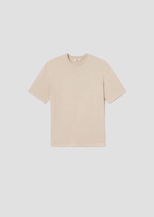 Agolde - Asha Mock Neck Tee in Brown Rice - Kalifornia Jean Bar