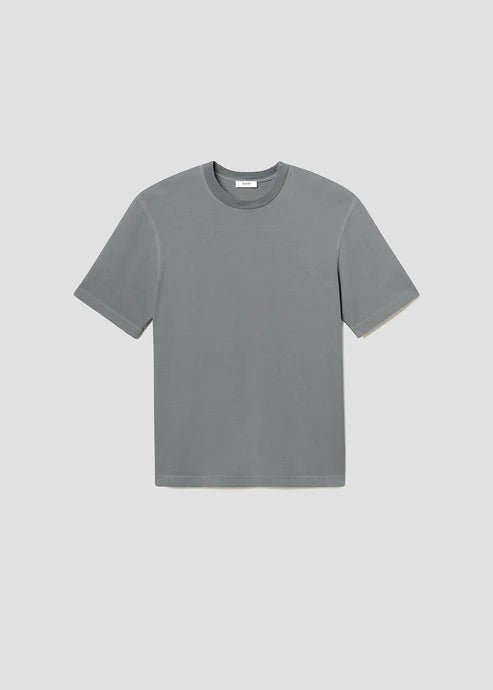 Agolde - Asha Mock Neck Tee in Flint - Kalifornia Jean Bar