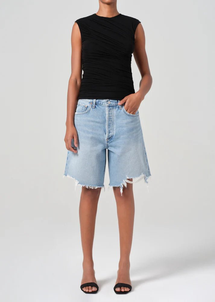 Agolde - Indra Short in Force - Kalifornia Jean Bar