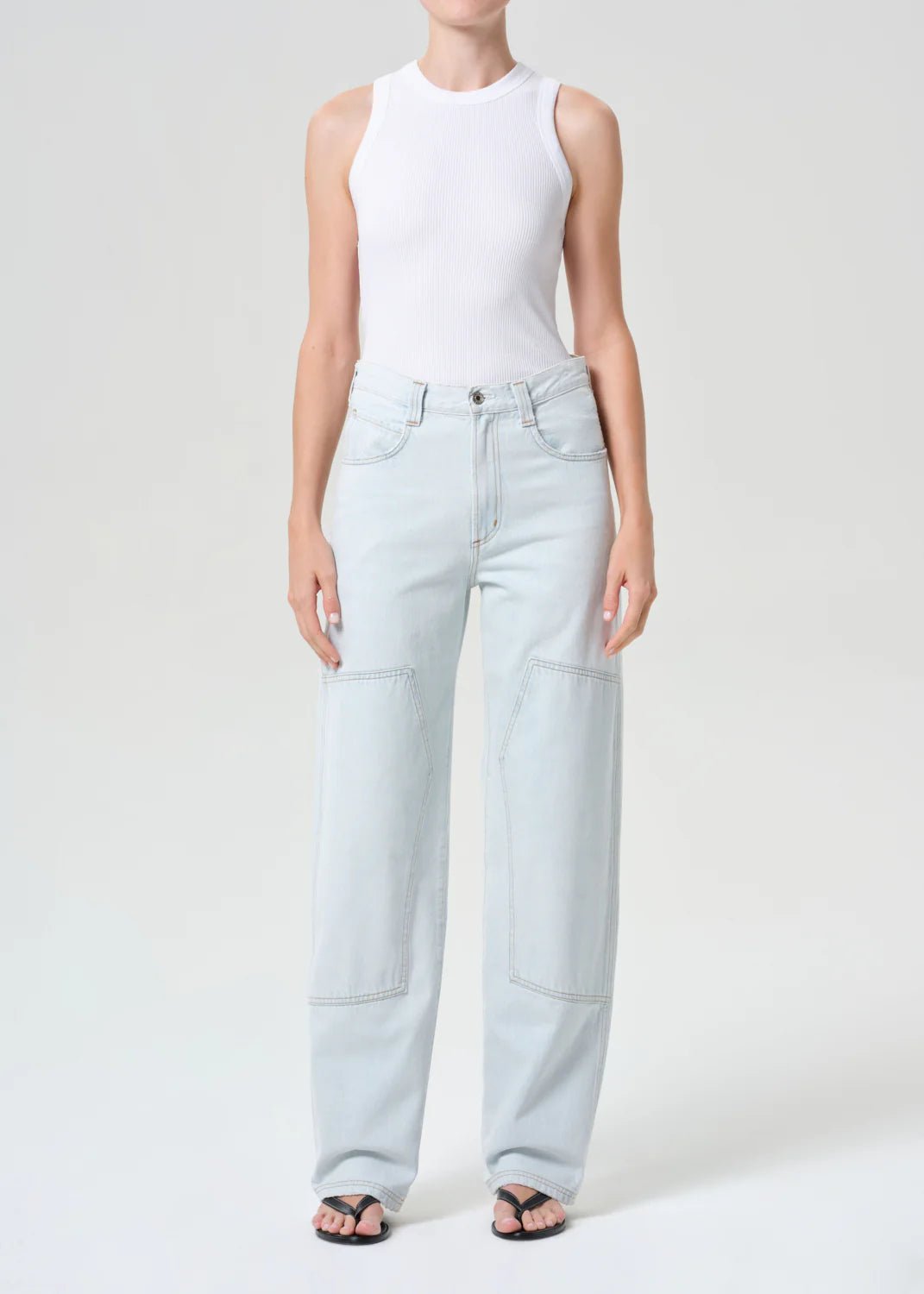 Agolde - Laria Pieced Jean in Process - Kalifornia Jean Bar
