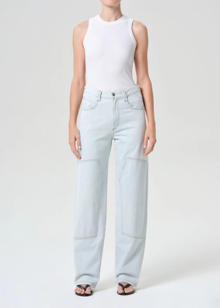 Agolde - Laria Pieced Jean in Process - Kalifornia Jean Bar