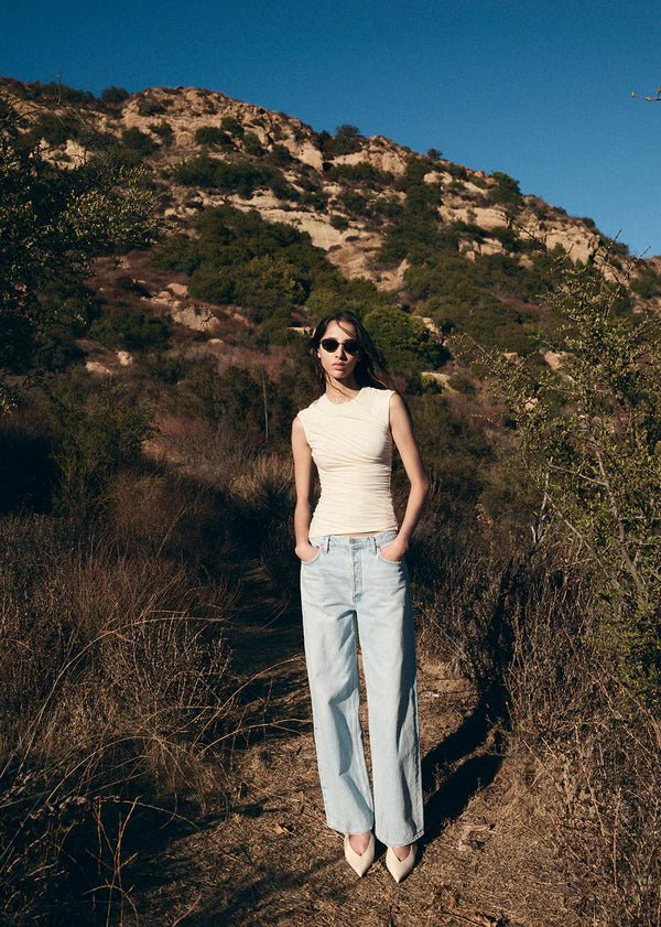 Agolde - Low Slung Baggy Jean in Spark - Kalifornia Jean Bar