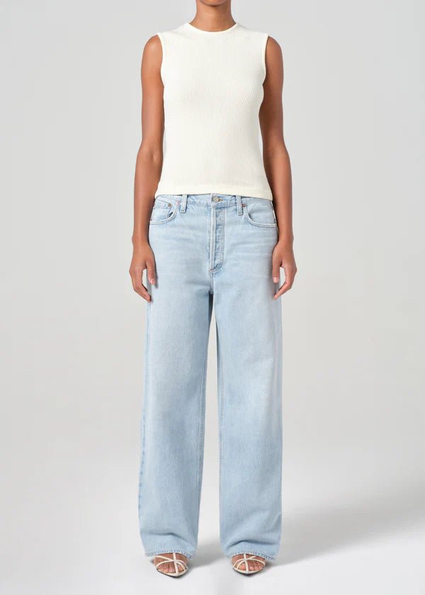 Agolde - Low Slung Baggy Jean in Spark - Kalifornia Jean Bar