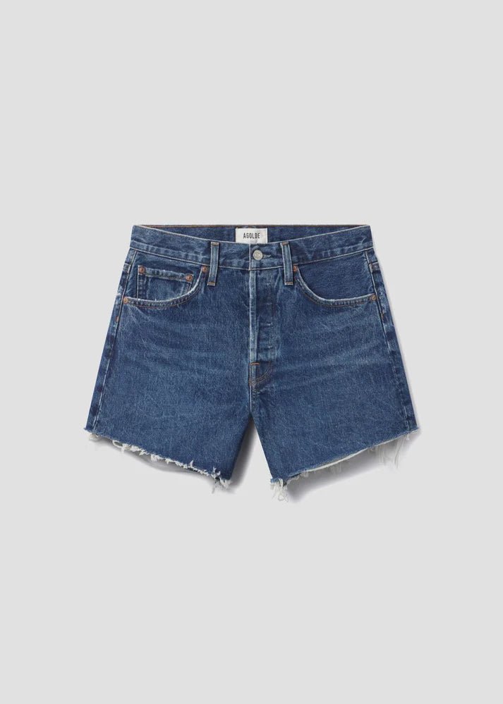 Agolde - Parker Long Short in Caution - Kalifornia Jean Bar