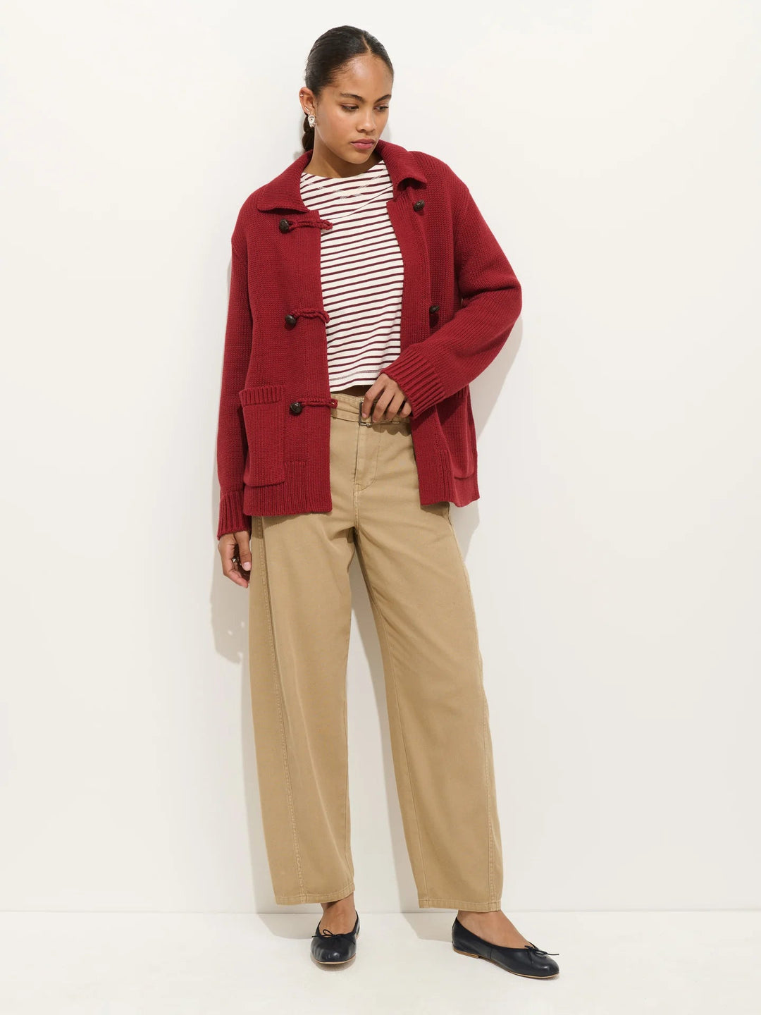 Alex Mill - Mahogany Ada Cotton Sweater Jacket - Kalifornia Jean Bar