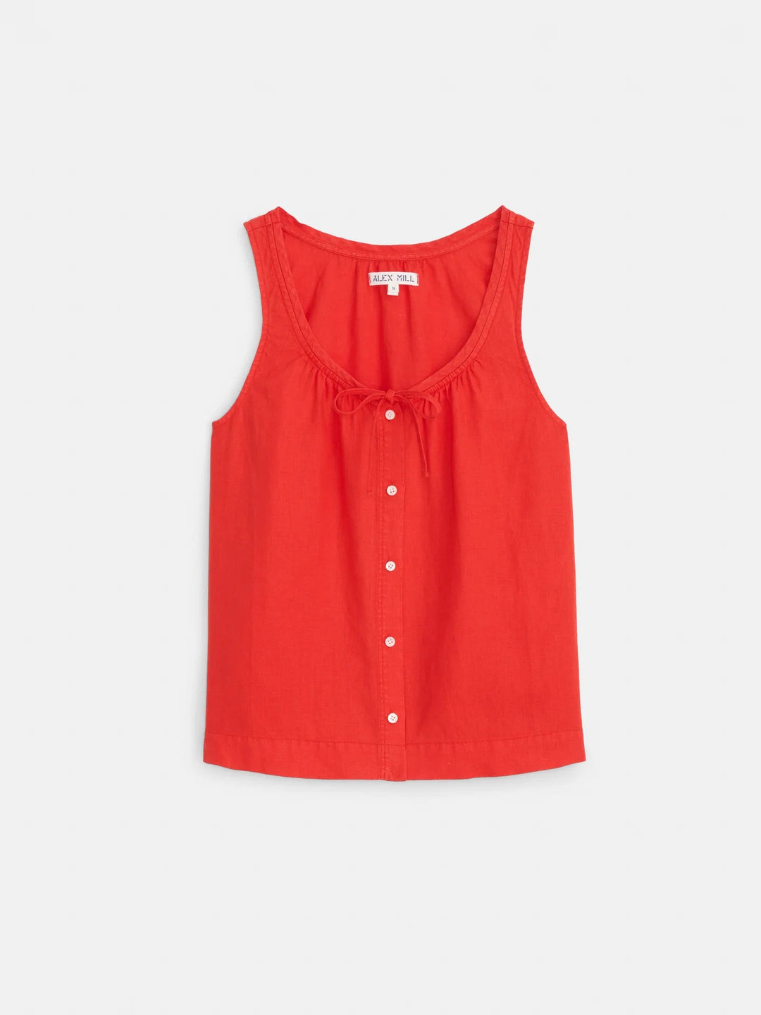 Alex Mill - Sydney Linen Top in Chili - Kalifornia Jean Bar