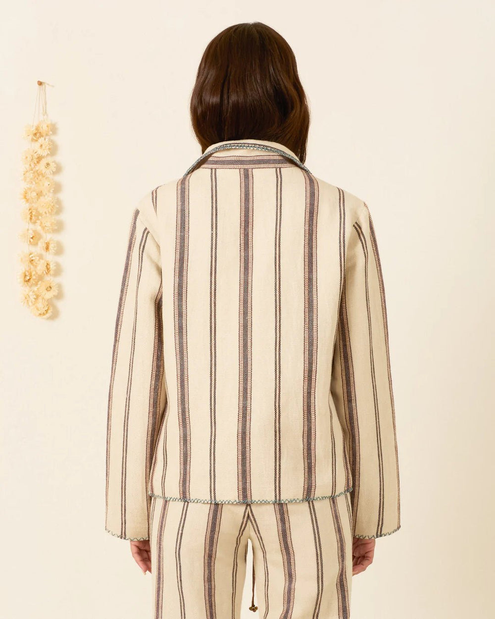 Alix of Bohemia - Francis Bark Stripe Jacket - Kalifornia Jean Bar