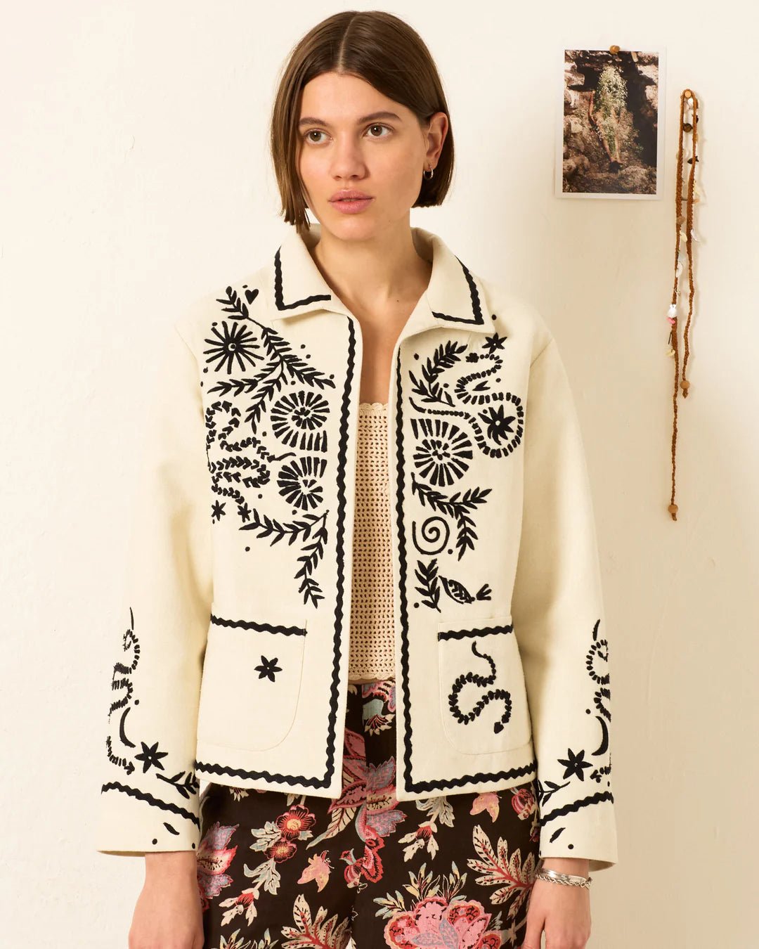 Alix of Bohemia - Francis Bone Snake Jacket - Kalifornia Jean Bar