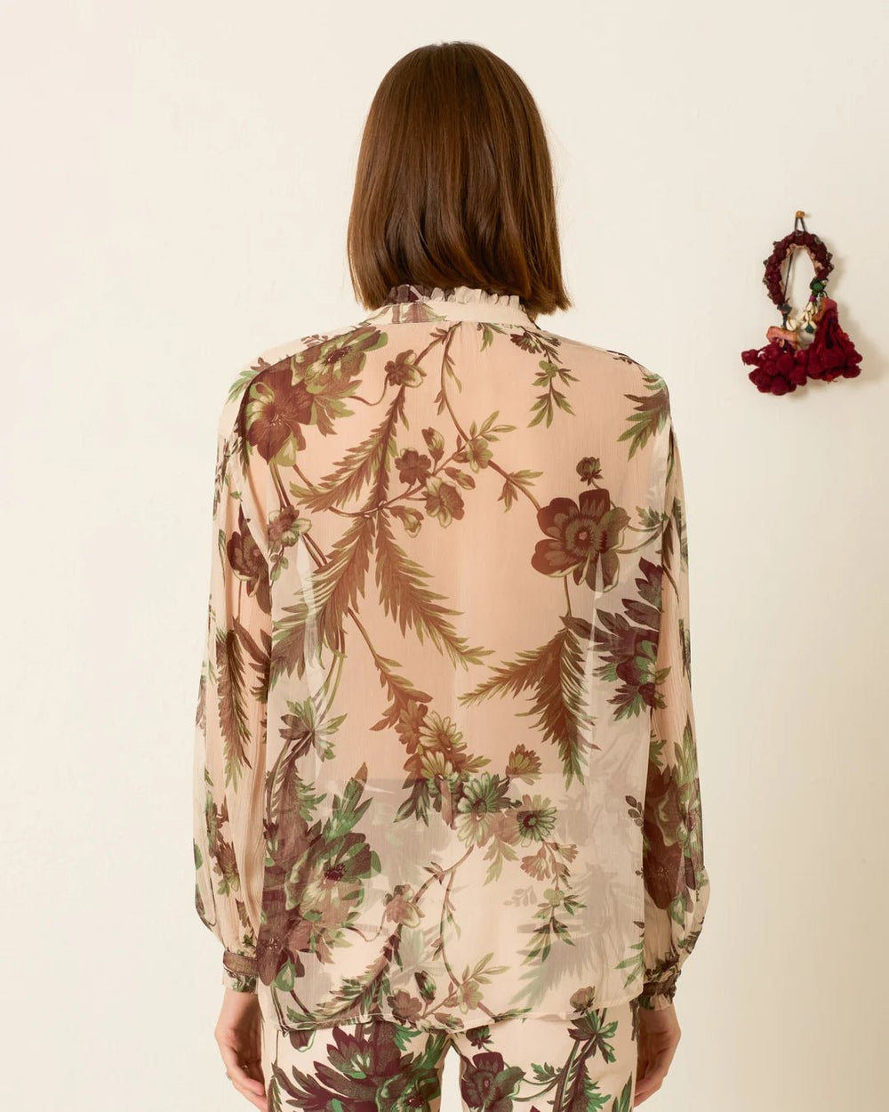 Alix of Bohemia - Poet Summermoss Blouse - Kalifornia Jean Bar